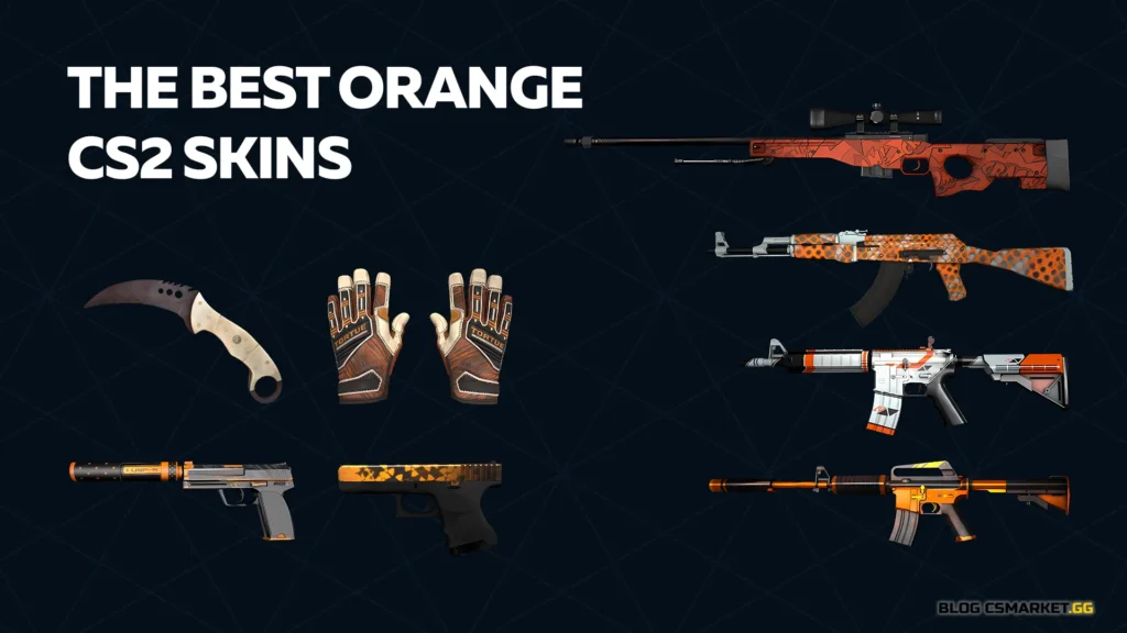 the best orange skins in cs2