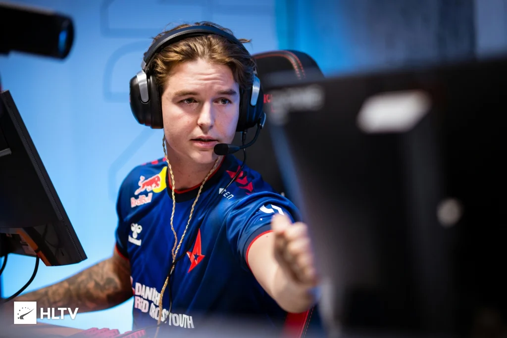 Nicolai device Reedtz, Astralis CS2 player at PGL Major Copenhagen 2024: European RMR B