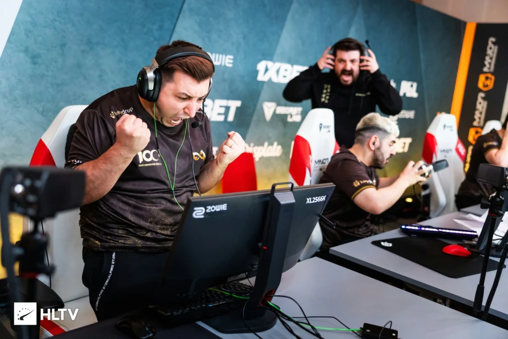 Emotions of the Eternal Fire roster after reaching the playoffs of PGL Major Copenhagen 2024