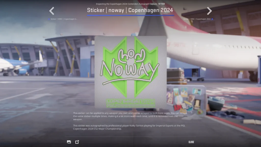 Sticker | noway | Copenhagen 2024