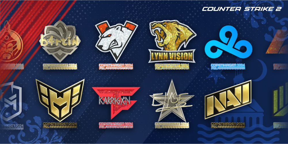 PGL Major Copenhagen 2024 stickers