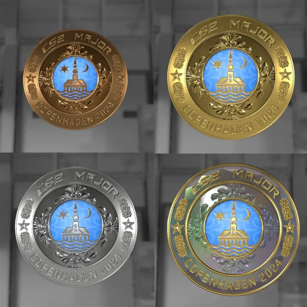 All types of coins PGL Major Copenhagen 2024