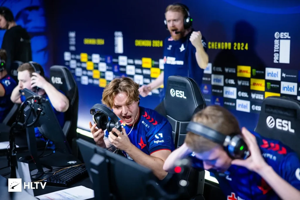 Astralis roster at IEM Chengdu 2024 for CS2