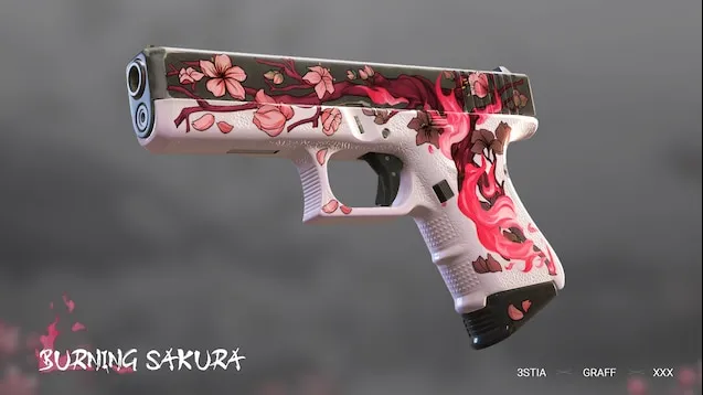 5. Glock 18 | Burning Sakura