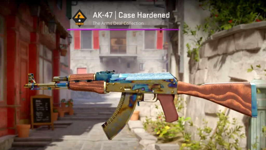 AK-47 | Case Hardened (Blue Gem) — $1.000.000