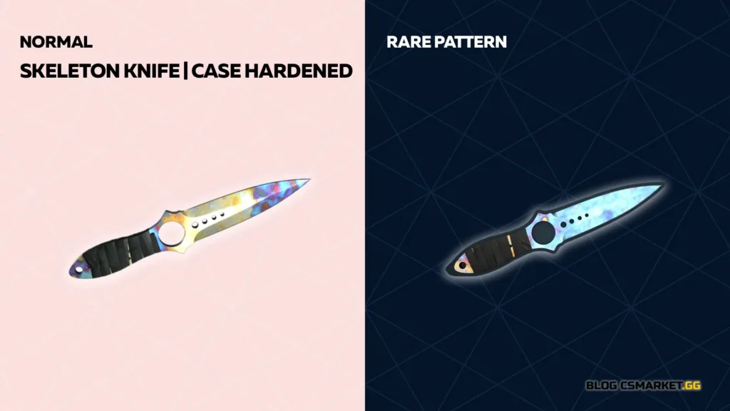 6. Skeleton Knife | Case Hardened