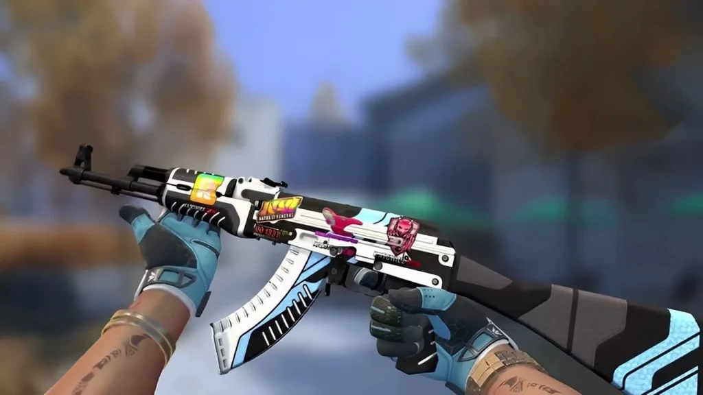 AK-47 | Vulcan with expensive stickers