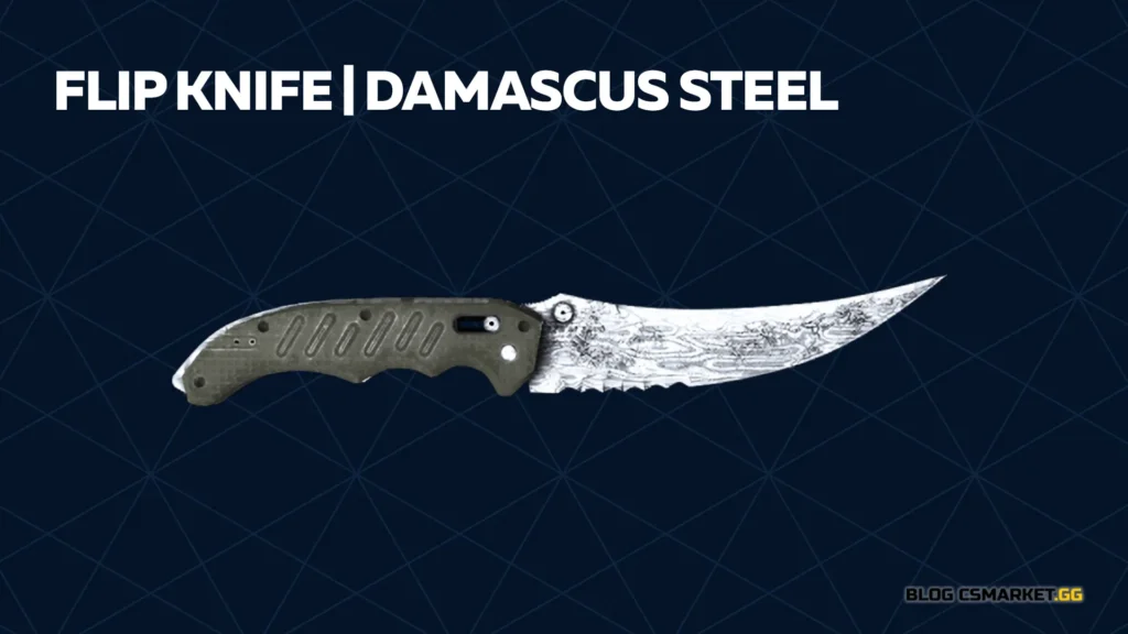 Flip Knife | Damascus Steel