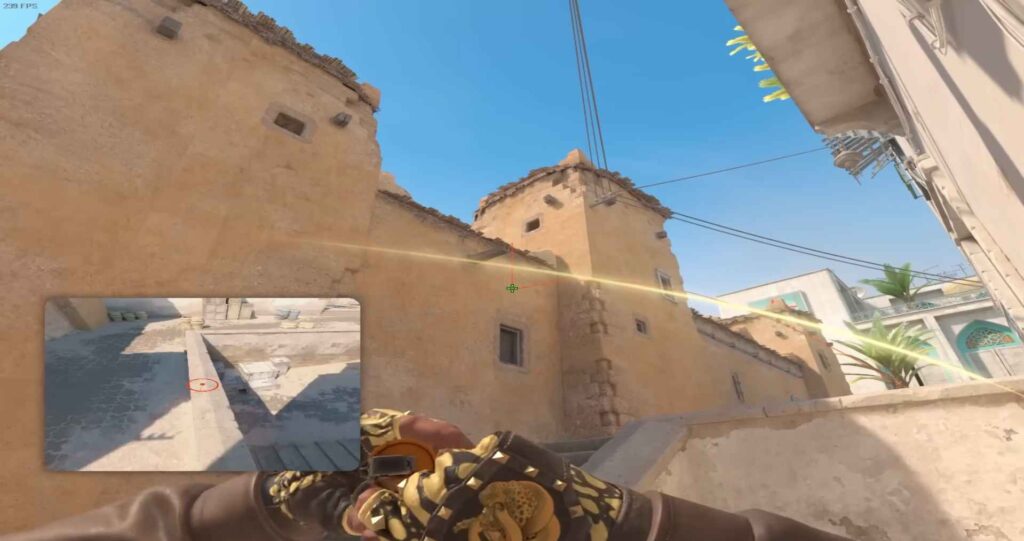 Dust 2 A Site. Smoke for Short Push.