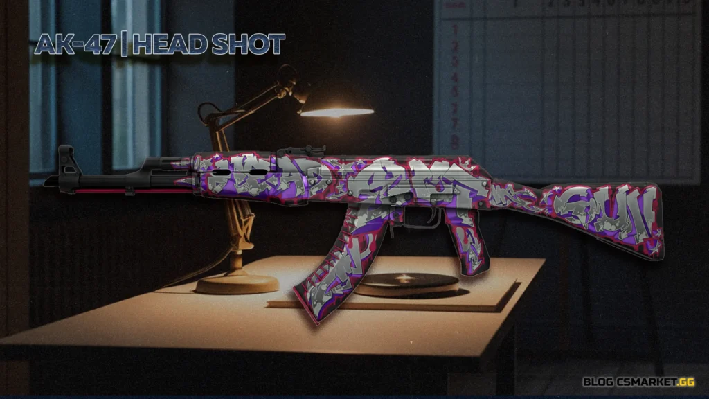 10. AK-47 | Head Shot