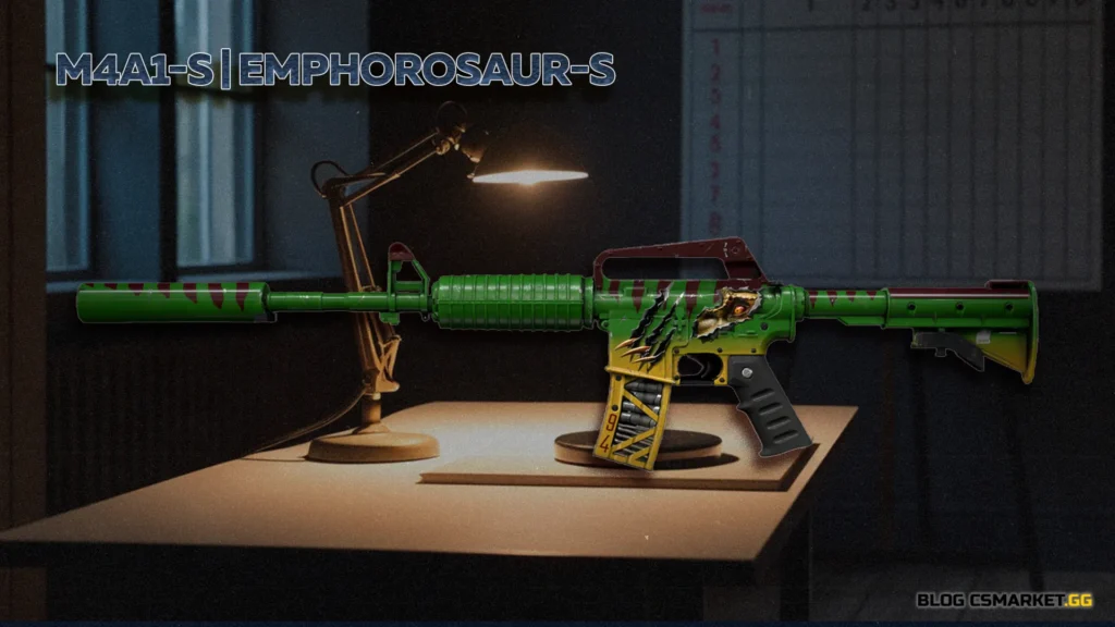 6. M4A1-S | Emphorosaur-S