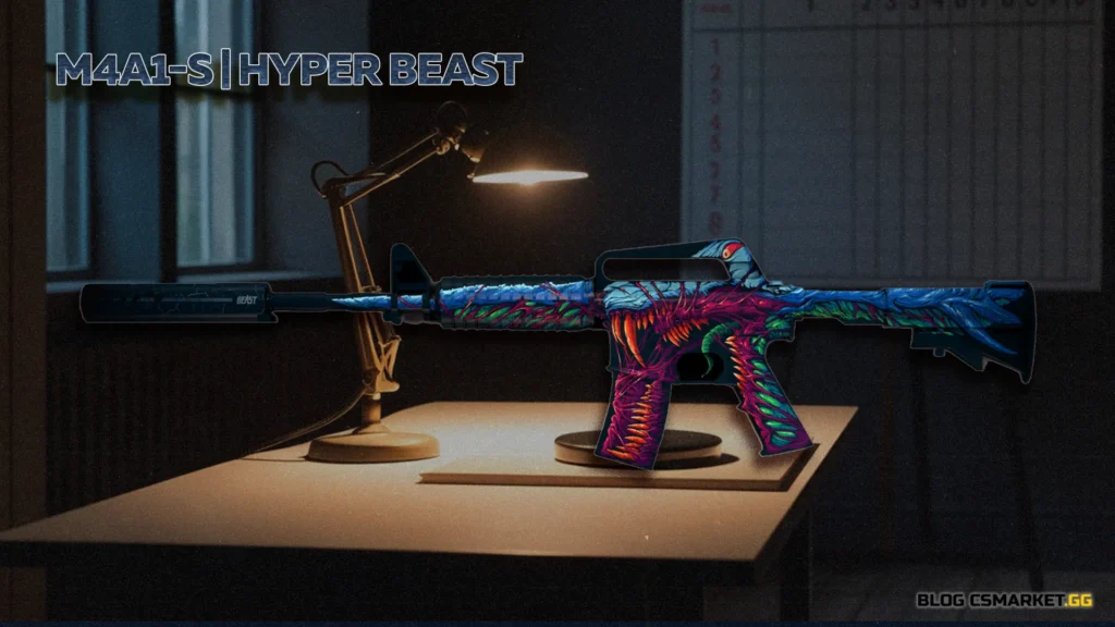 4. M4A1-S | Hyper Beast