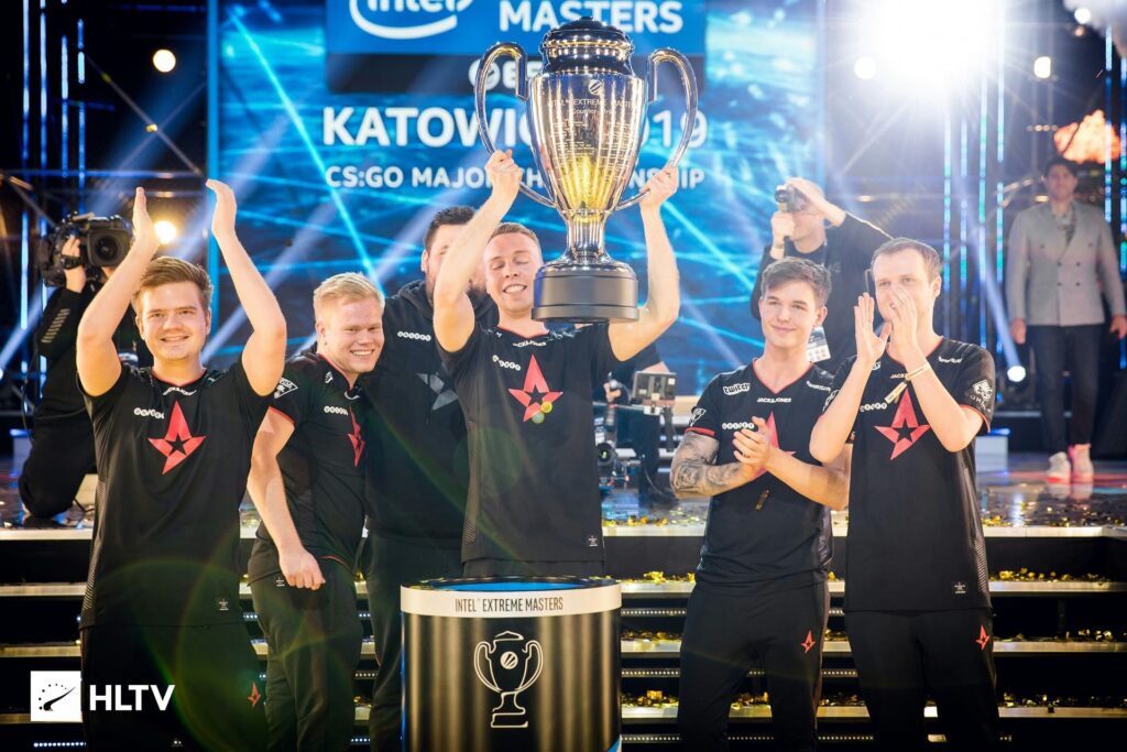 Astralis roster at IEM Katowice 2019