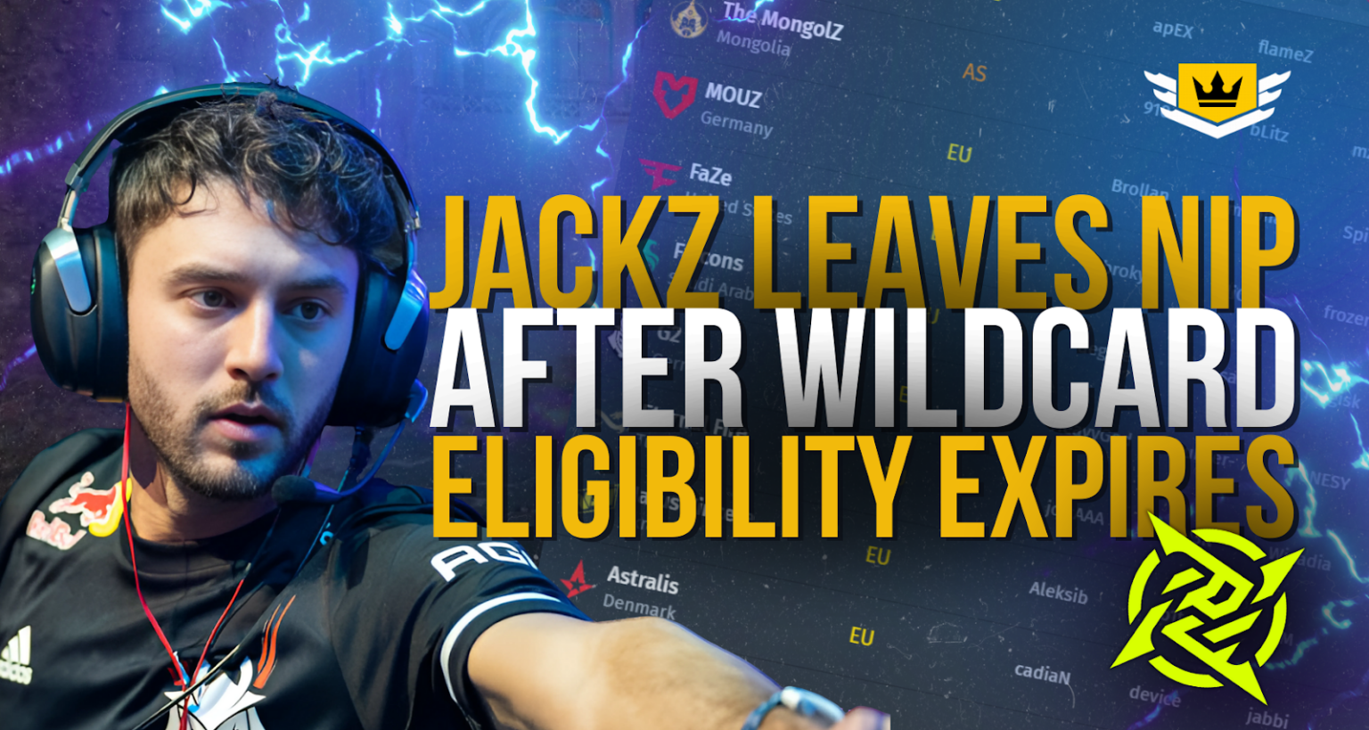 Jackz leaves nip after wildcard eligibility expires