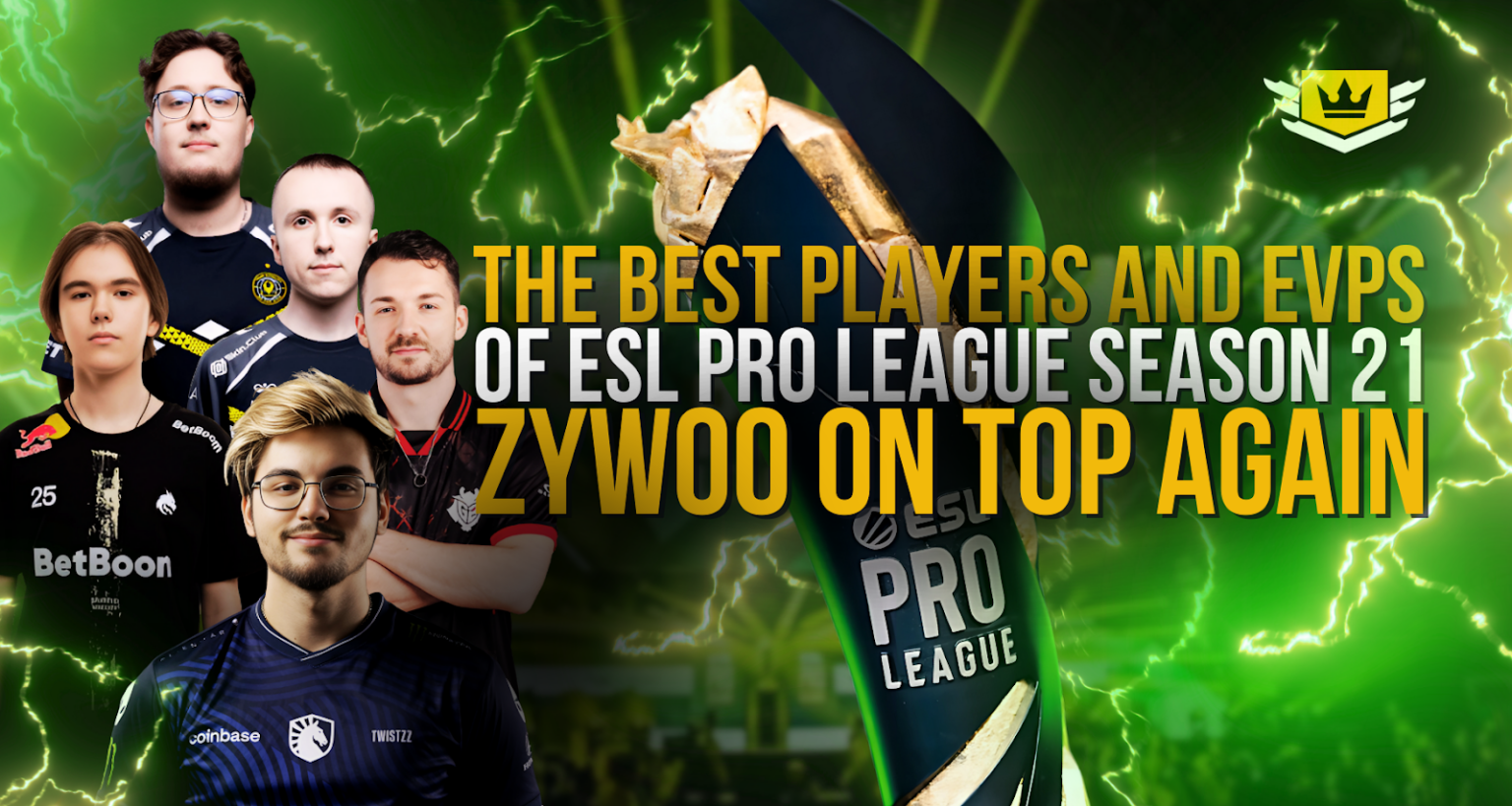 The Best Players and EVPS of ESL Pro League Season 21 Zywoo on top again